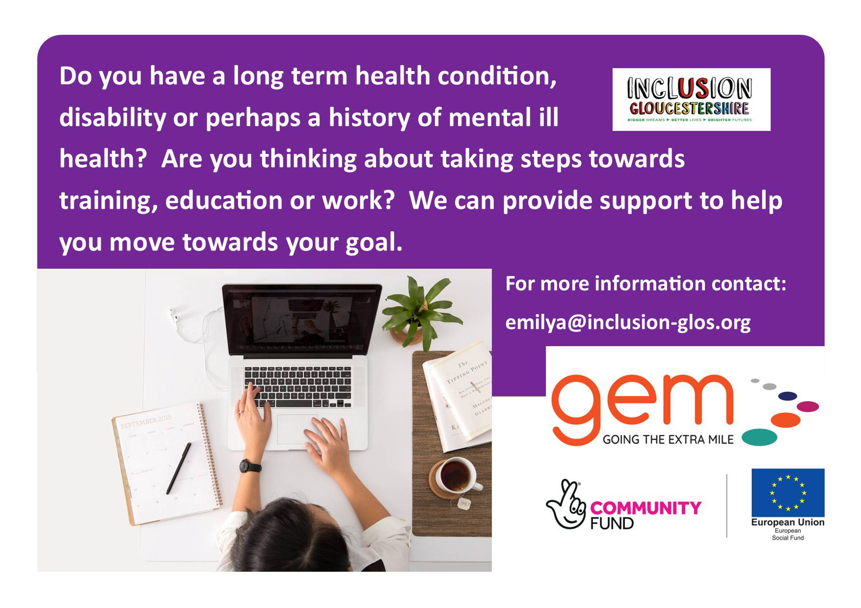 GEM publicity flyer IG Sept 2020 GEM Project publicity flyer