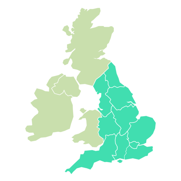 Map England (1) A mother in a wheelchair and her daughter standing